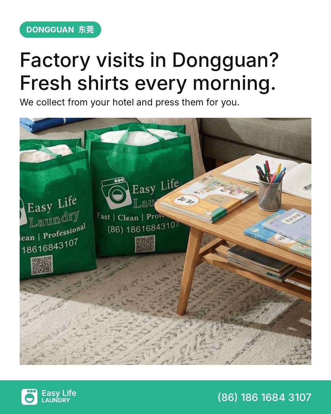 Dongguan Laundry by Weight for Factory Weeks