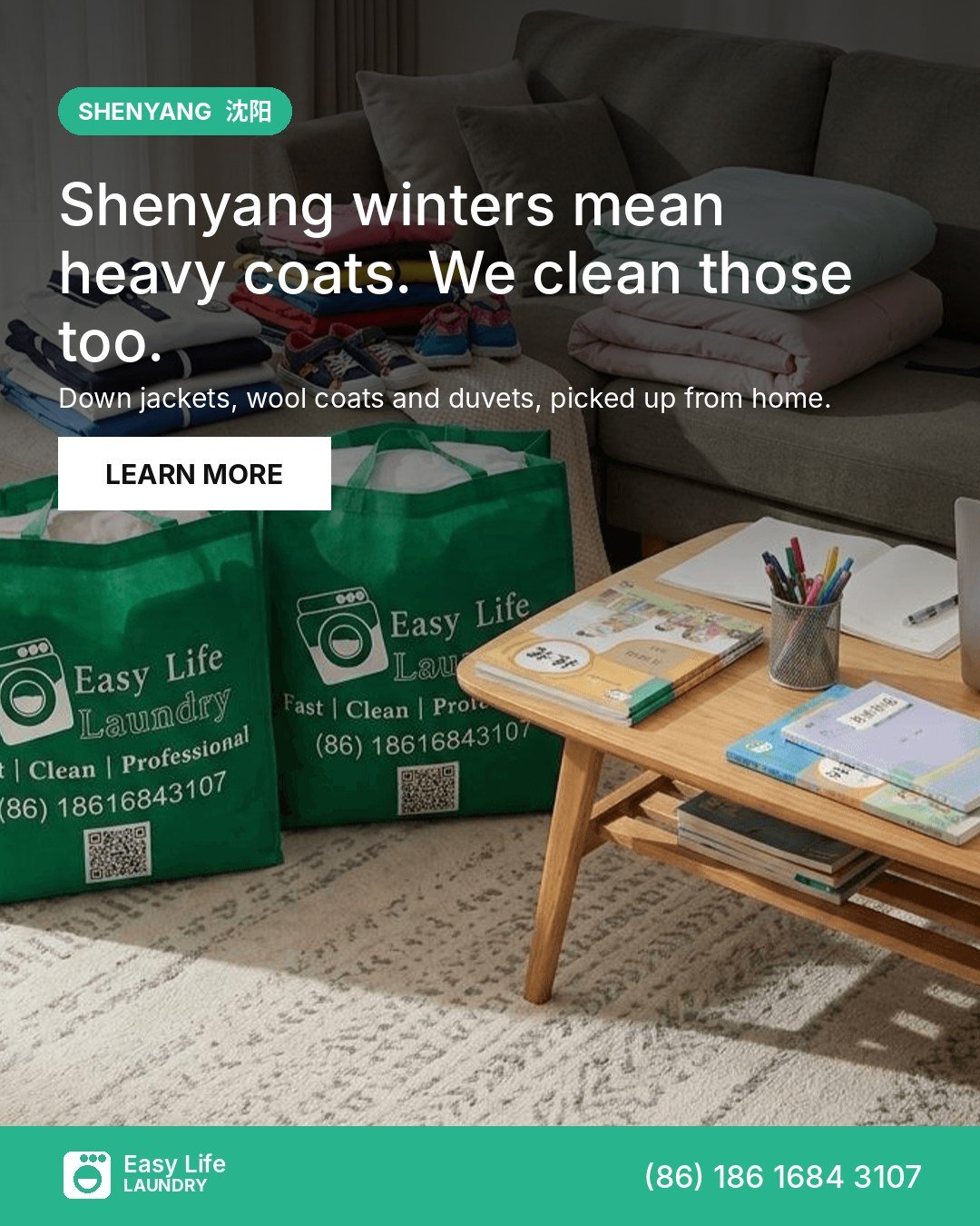 Shenyang Laundry by Weight Through the Long Winter