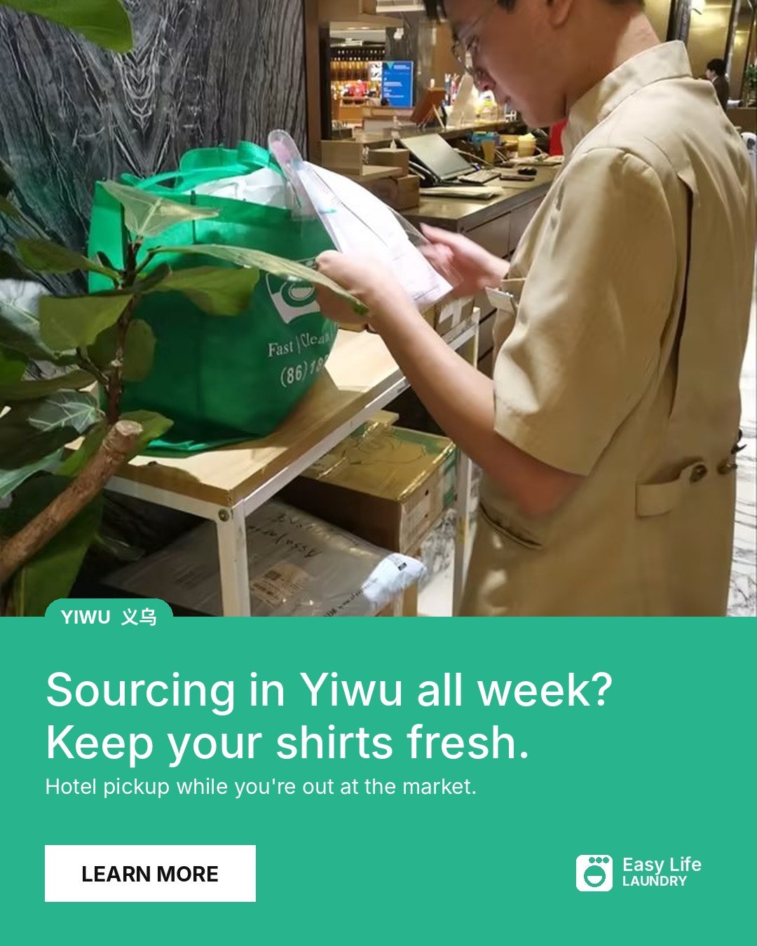 Yiwu Laundry by Weight While You’re at the Market