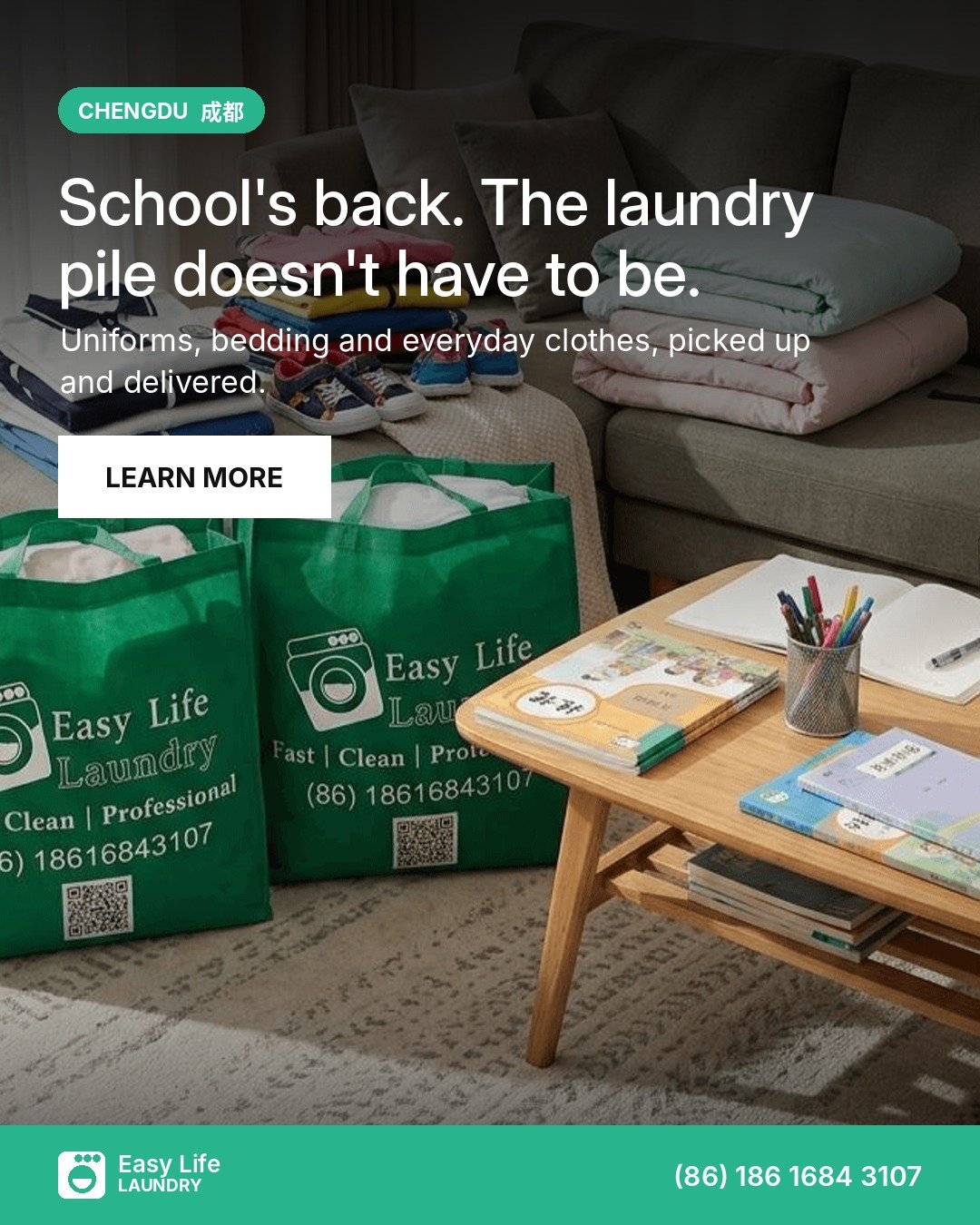 School’s Back. The Laundry Pile Doesn’t Have to Be.